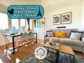 Le Sommet Train 5mn à pied direct Paris Disney